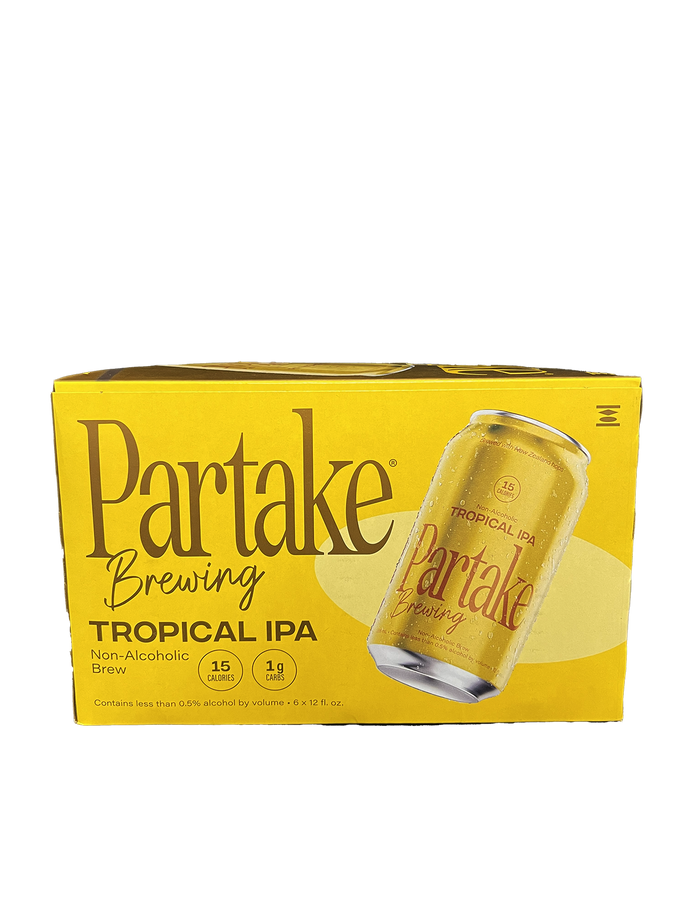 Partake Non Alcoholic Tropical IPA 6 Pack Cans