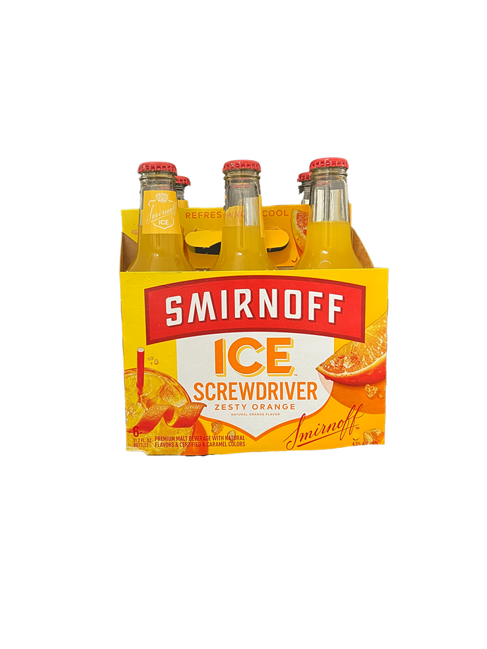 Smirnoff Ice Screwdriver 6 Pack Bottles