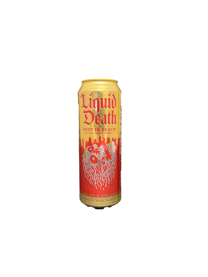 Liquid Death Rest In Peach 19.2oz