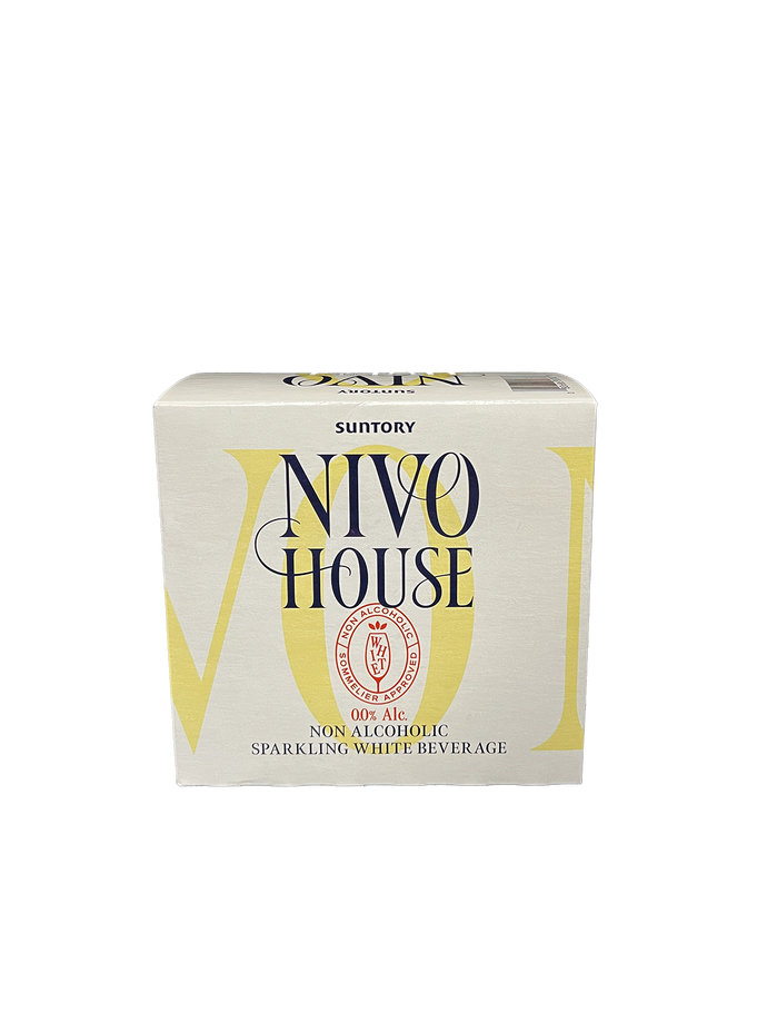 Suntory Nivo House Non Alcoholic Sparkling White 4 Pack Cans