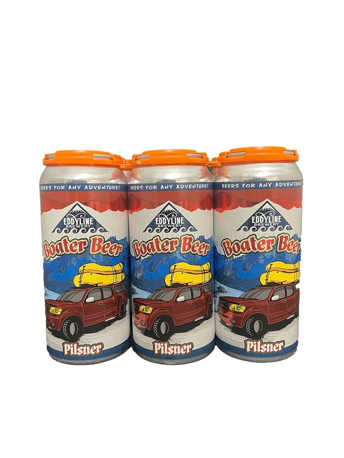 Eddyline Boater Beer Pilsner 6 Pack Cans