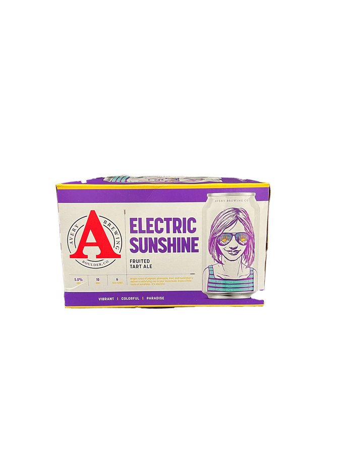 Avery Electric Sunshine 6 Pack Cans