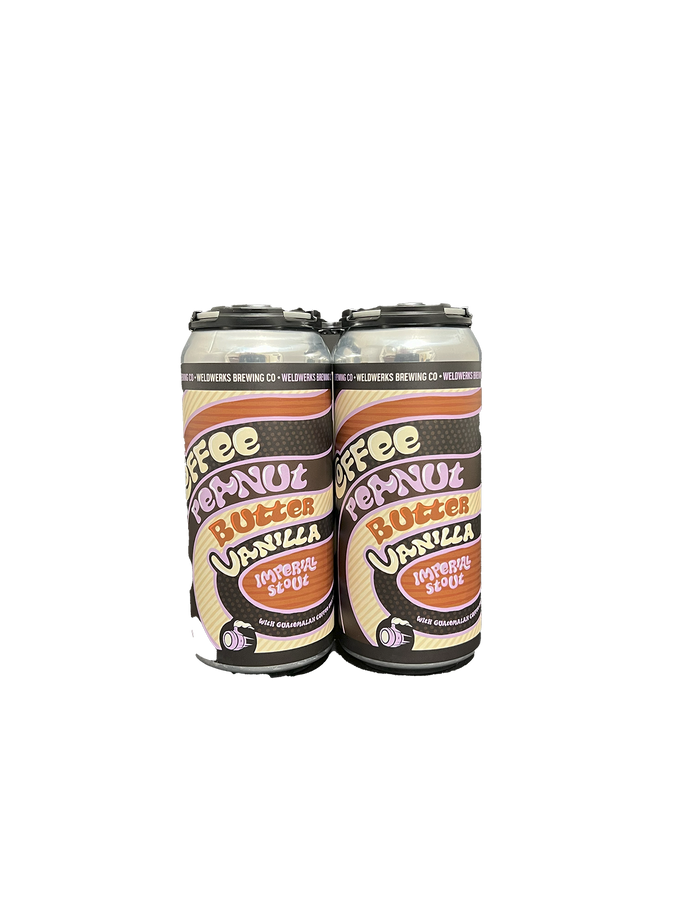 Weldwerks Coffee Peanut Butter Vanilla Imperial Stout 4 Pack Cans