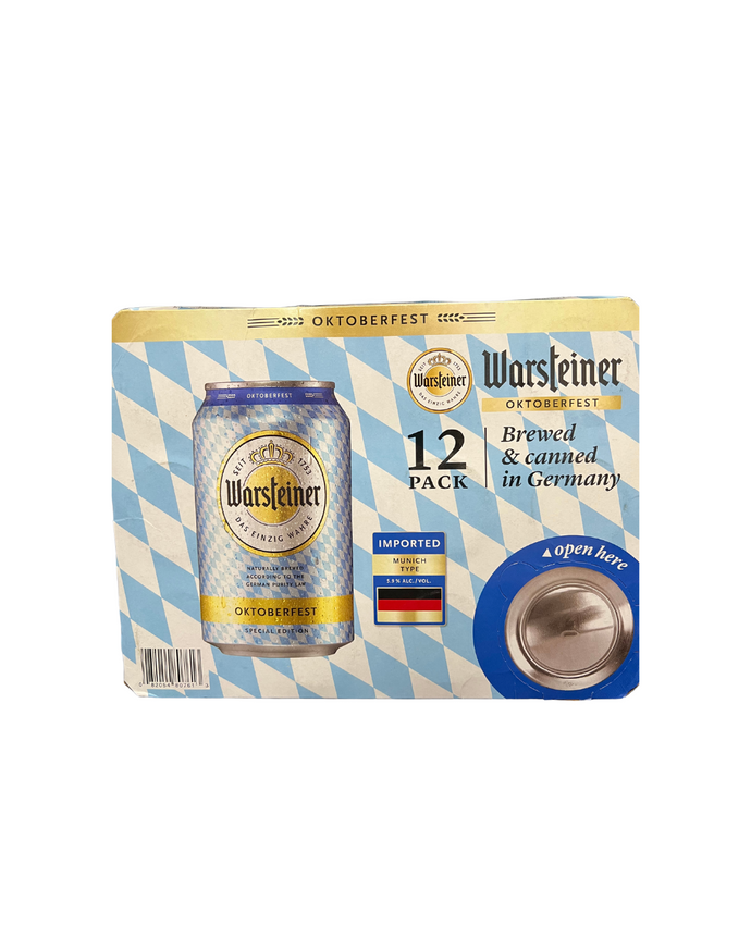 Warsteiner Oktoberfest 12 Pack Cans