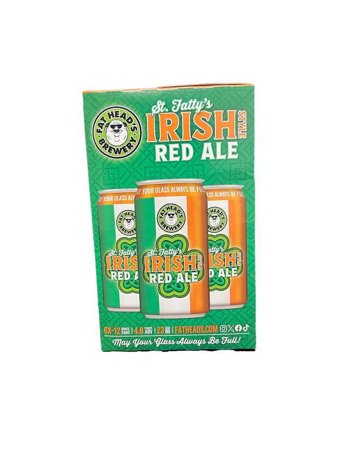 Fat Heads St Fattys Irish Red 6 Pack Cans