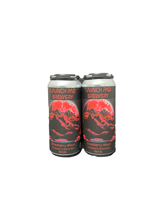 Launch Pad Strawberry Moon 4 Pack Cans