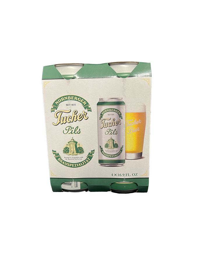 Tucher Pils 4 Pack Cans
