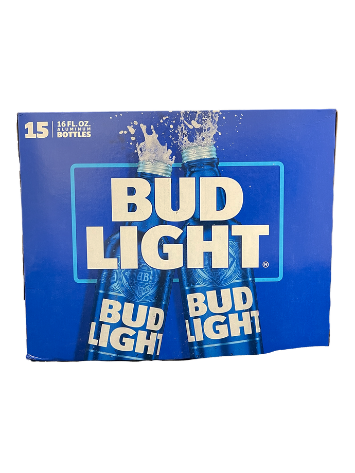 Bud Light 15 Pack Aluminum Bottles