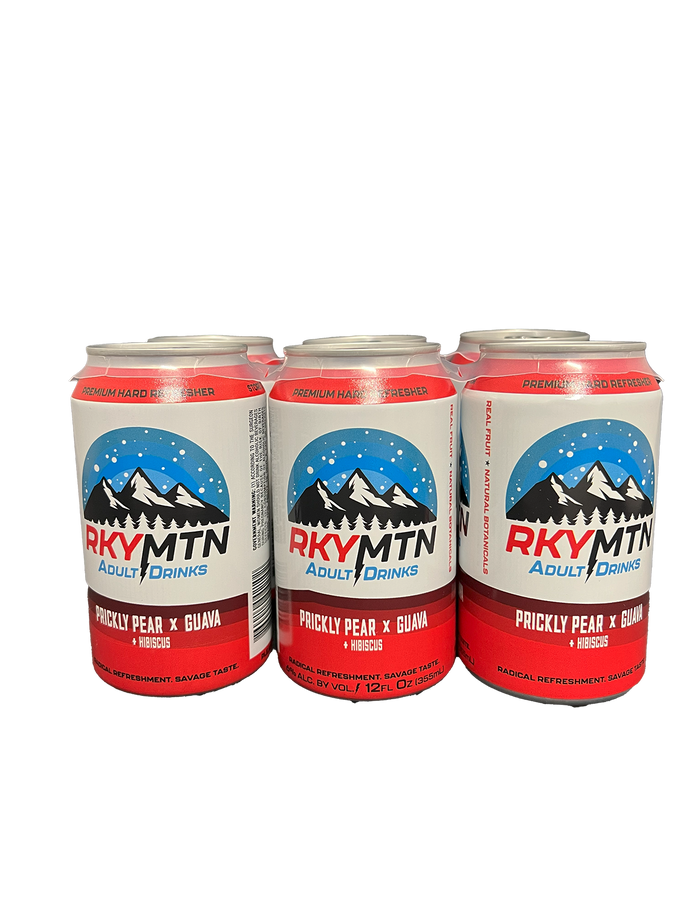 RKY MTN Adult Drinks Desert Red Prickly Pear x Guava 6 Pack Cans