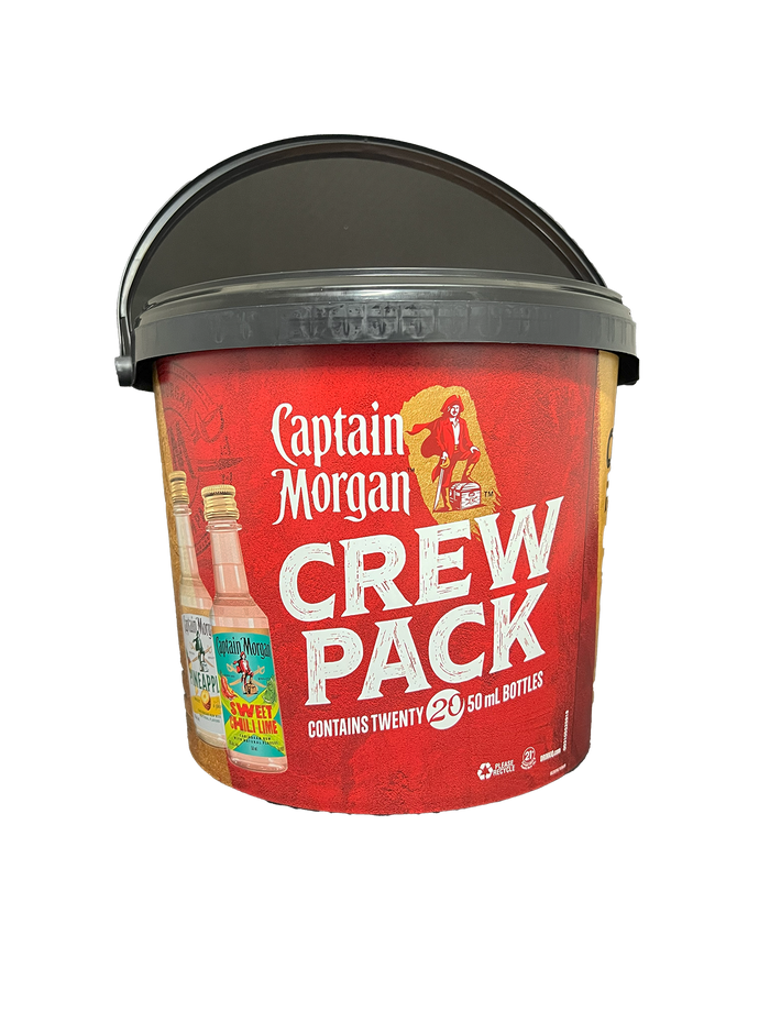 Captain Morgan Crew Pack Bucket 50ML