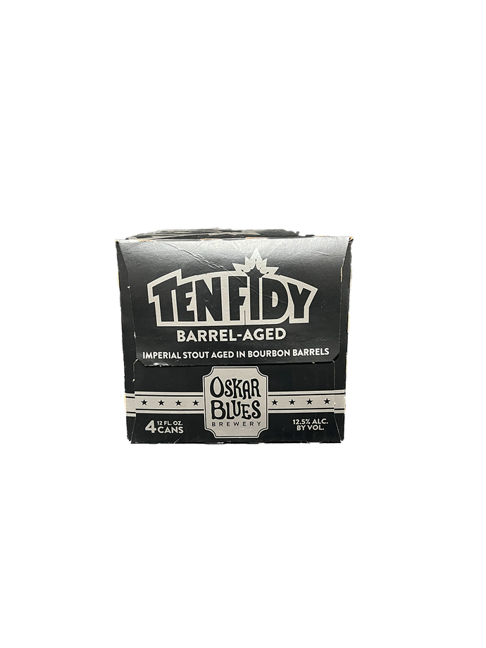 Oskar Blues Ten Fidy Barrel Aged Stout 4 Pack Cans