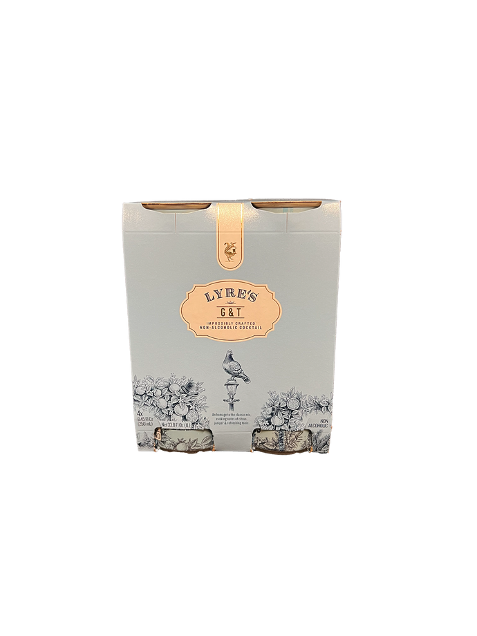 Lyre's G & T Non-Alcoholic 4 Pack Cans