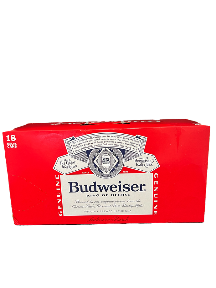 Budweiser 18 Pack Cans