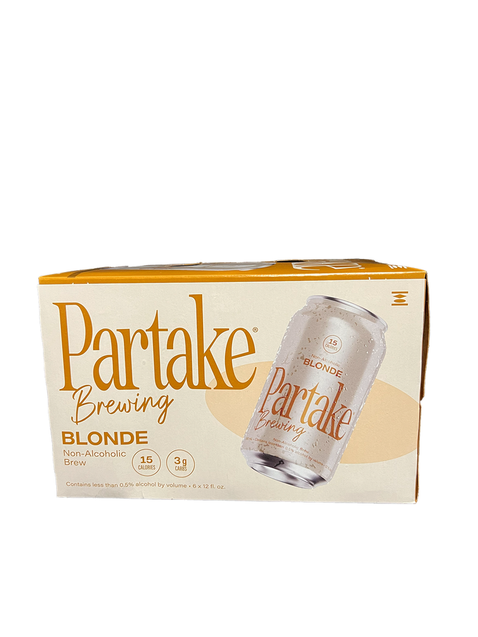 Partake Blonde Non-Alcoholic 6 Pack Cans