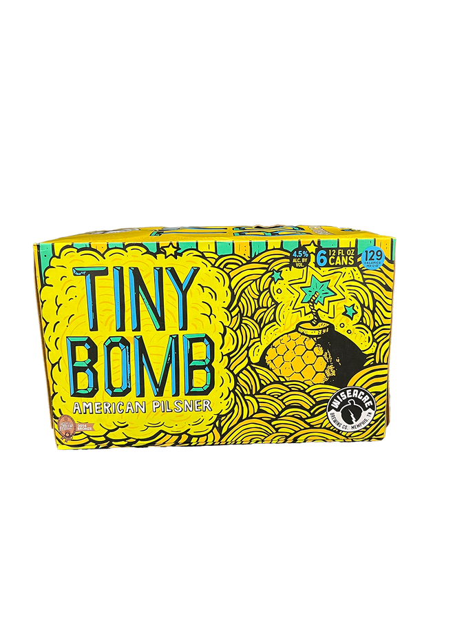 Wiseacre Tiny Bomb Pilsner 6 Pack Cans