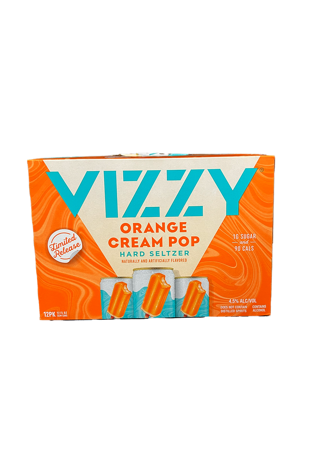 Vizzy Orange Cream Pop Hard Seltzer 12 Pack Cans