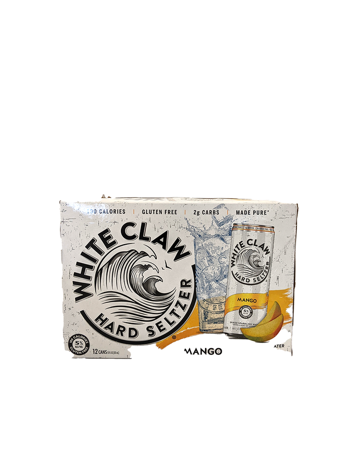 White Claw Mango Hard Seltzer 12 Pack Cans