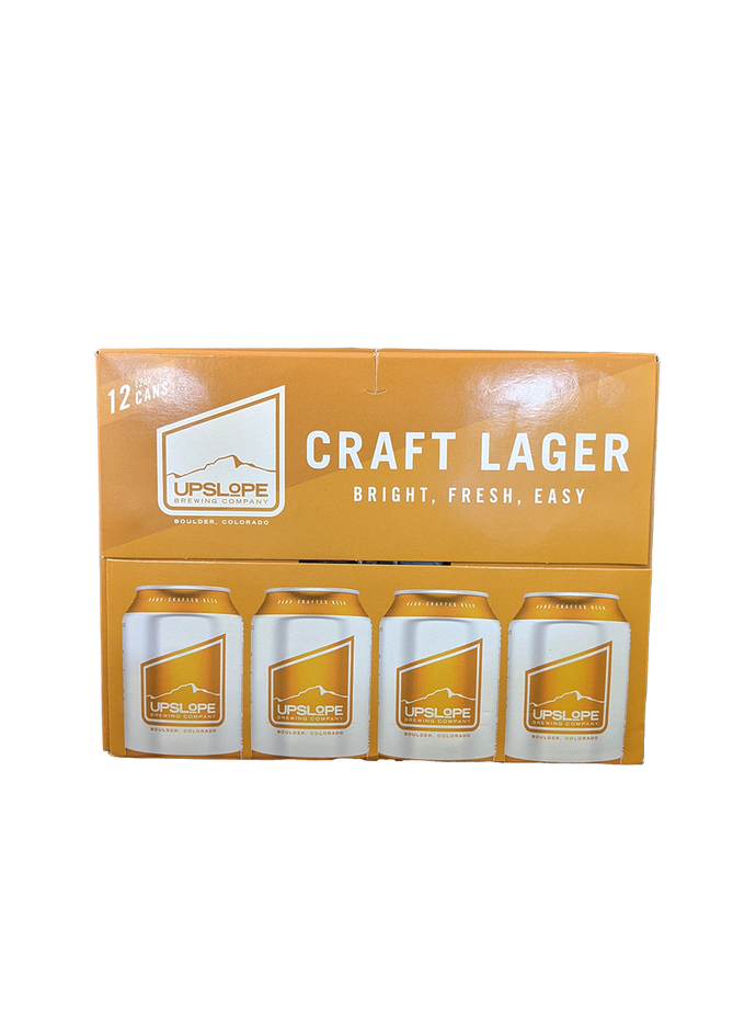 Upslope Craft Lager 12 Pack Cans