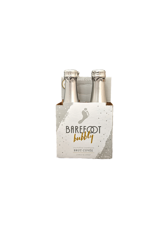 Barefoot Bubbly Brut Cuvee 4 Pack