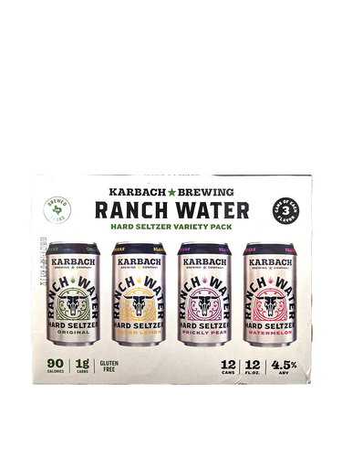 Karbach Ranch Water Hard Seltzer Variety 12 Pack Cans
