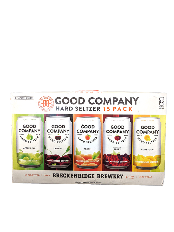 Breckenridge Good Company Seltzer Variety 15 Pack Can