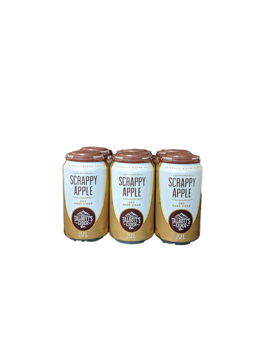 Talbott's Scrappy Apple Cider 6 Pack Cans