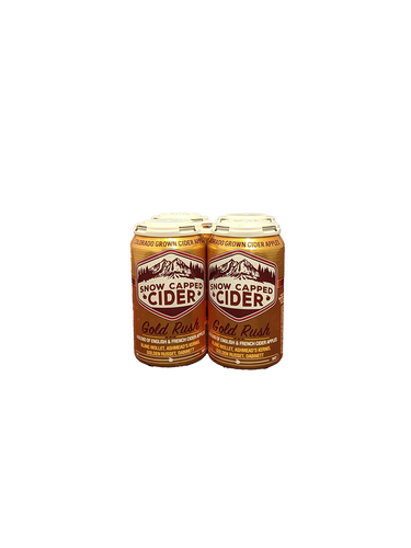 Snow Capped Gold Rush Cider 4 Pack Cans