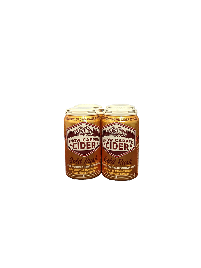 Snow Capped Gold Rush Cider 4 Pack Cans