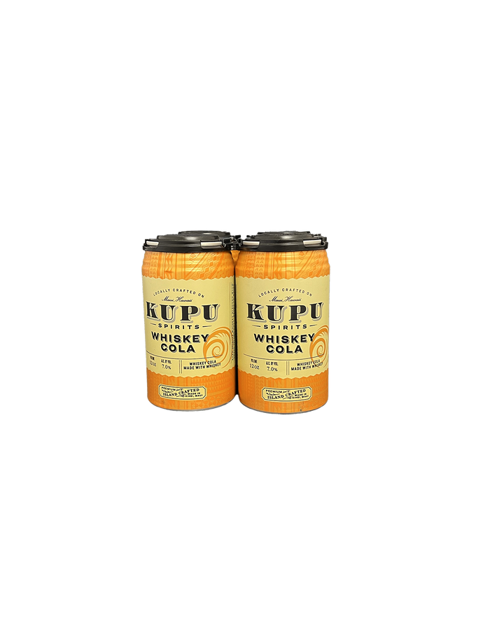 Kupu Whiskey Cola 4 Pack Cans