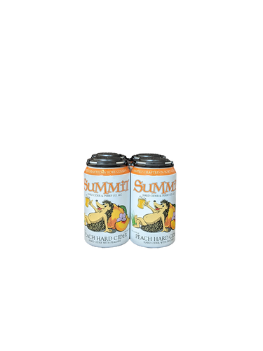 Summit Peach Cider 4 Pack Cans