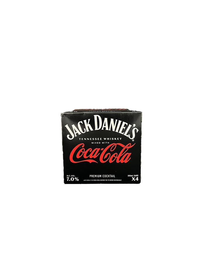 Jack Daniels Jack & Coca Cola 4 Pack