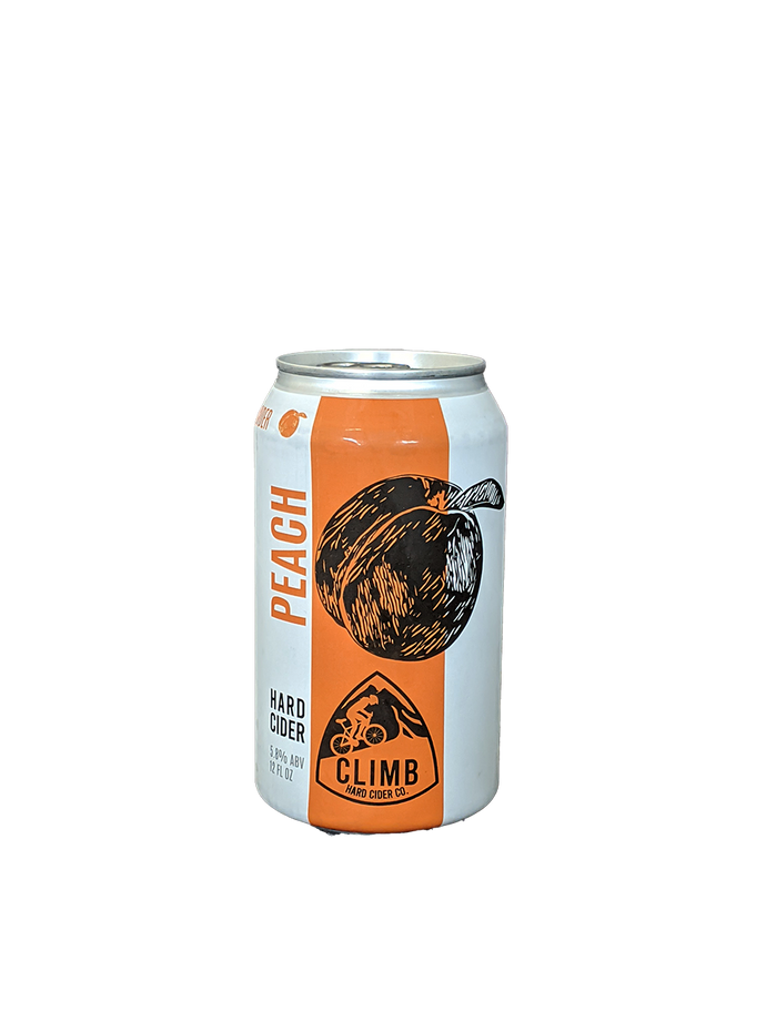 Climb Peach Cider 6 Pack Cans