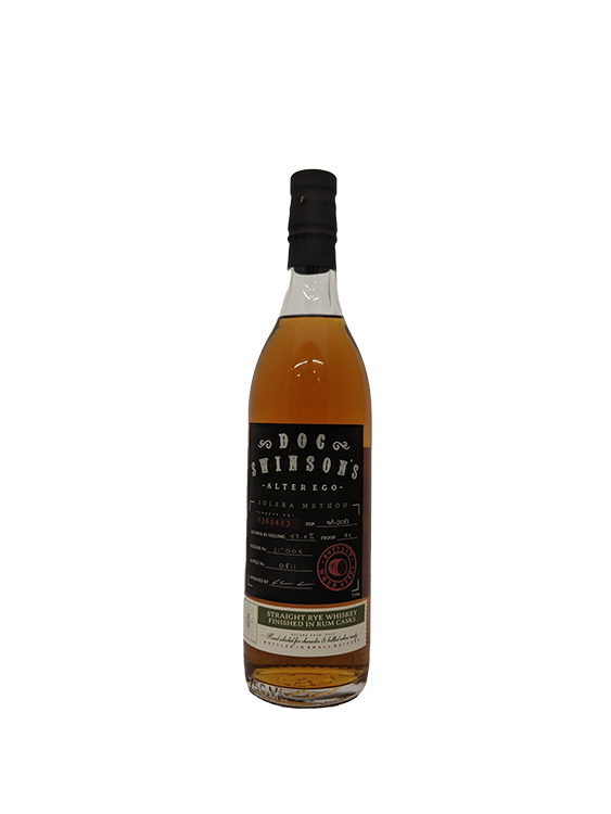 Doc Swinson's Alter Ego Staight Rye Whiskey 750ML