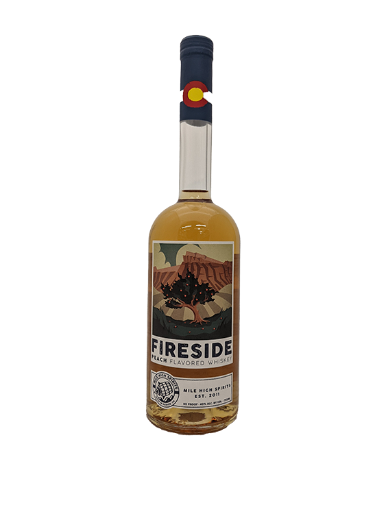 Mile High Spirits Fireside Peach Whiskey 750ML