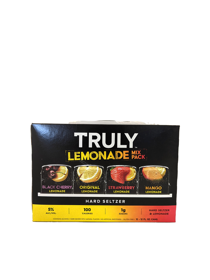Truly Variety Lemonade Seltzer 12 Pack Cans