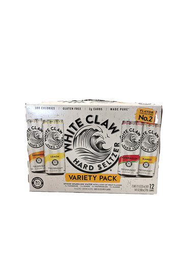 White Claw Variety No. 2 Hard Seltzer 12 Pack Cans