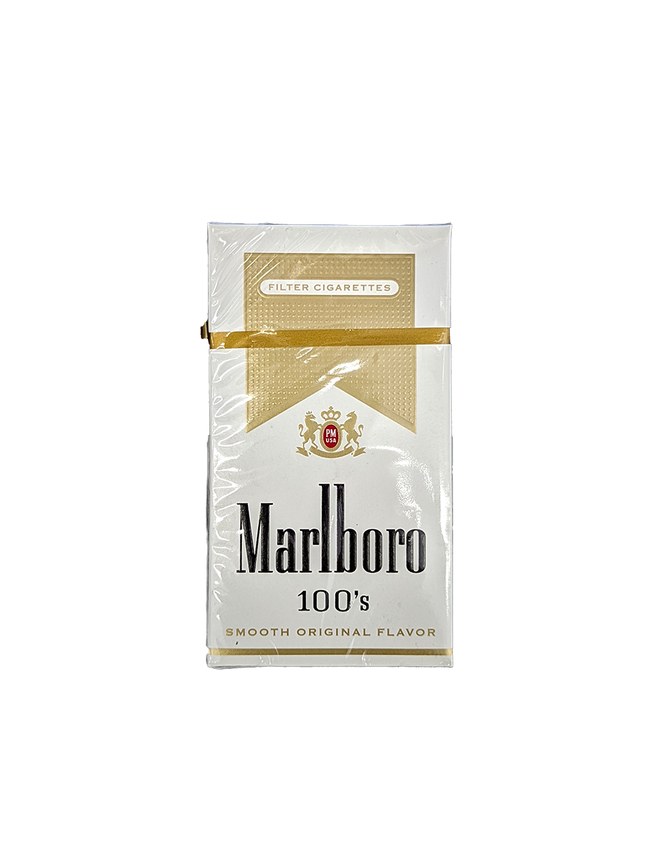 how much is a pack of marlboro gold cigarettes Marlboro 100s Gold Box
