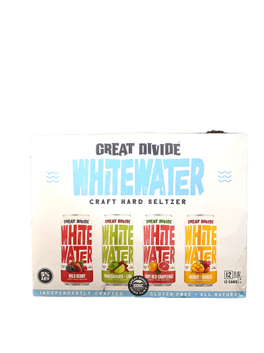 Great Divide Whitewater Hard Seltzer Variety 12 Pack Cans