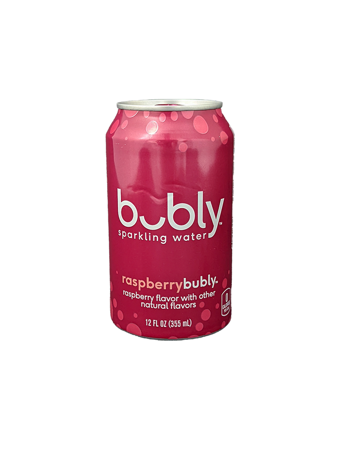 Bubly Raspberry 8 Pack Cans