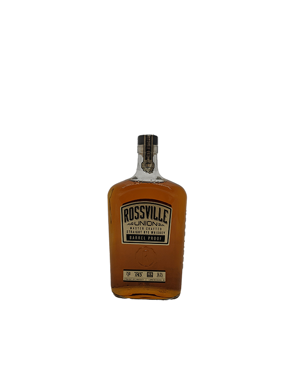 Rossville Union Barrel Proof Rye Whiskey 750ML
