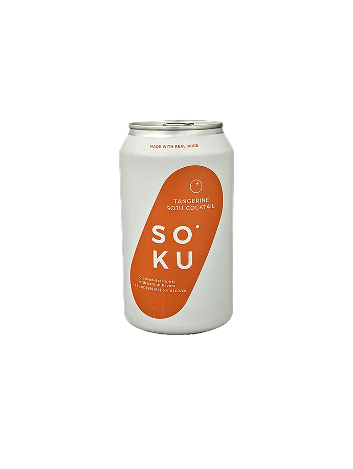 Soku Tangerine Soju Seltzer 4 Pack