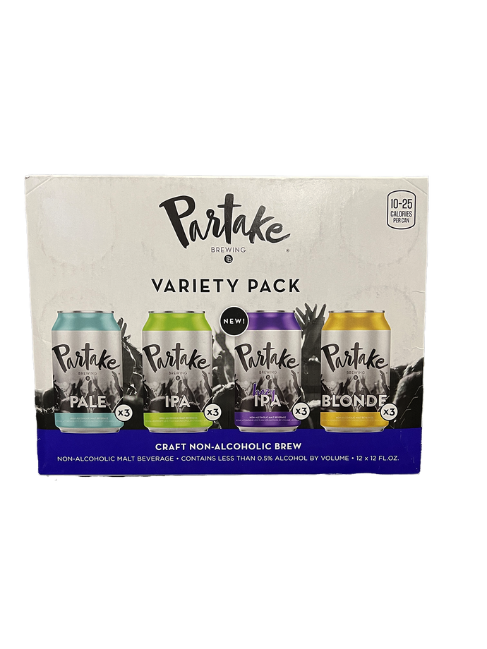 Partake Variety Non-Alcoholic 12 Pack Cans