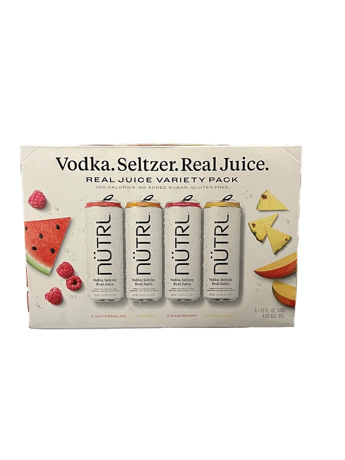 Nutrl Vodka Seltzer Variety 8 Pack Cans