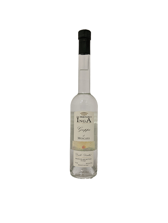 Lorenzo Inga Grappa di Moscato 750ML