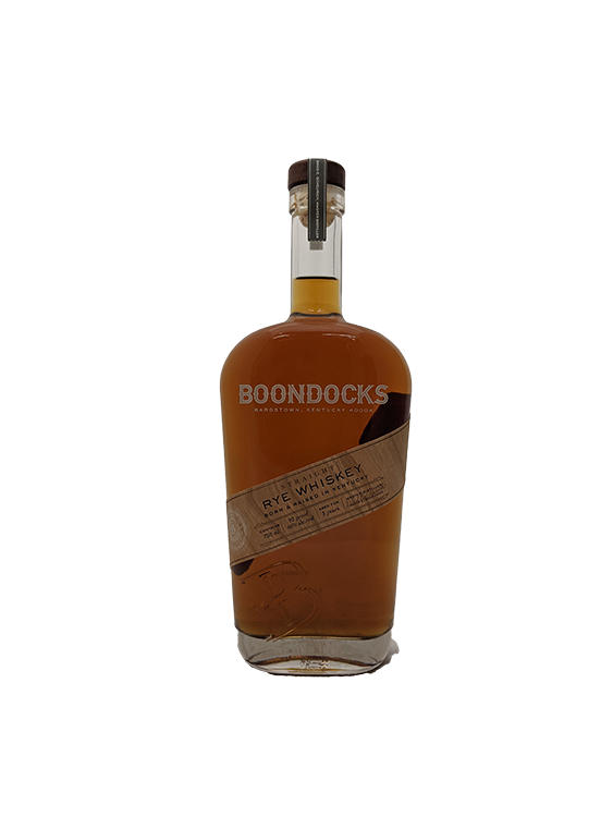 Boondocks Straight Rye Whiskey 750ML
