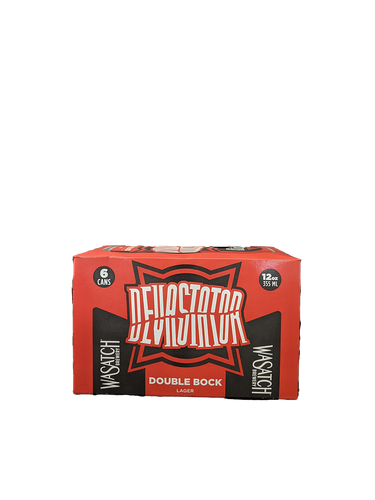 Wasatch Devastator Double Bock 6 Pack Cans