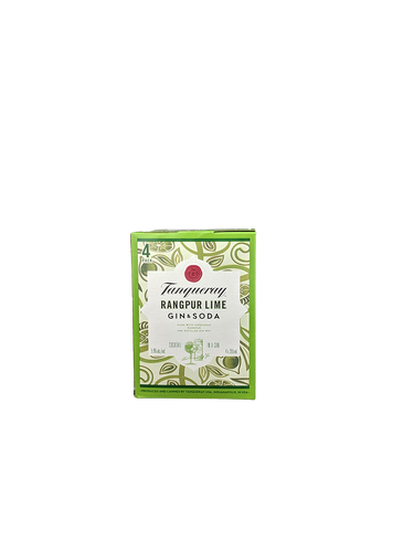 Tanqueray Rangpur Lime Gin & Soda 4 Pack