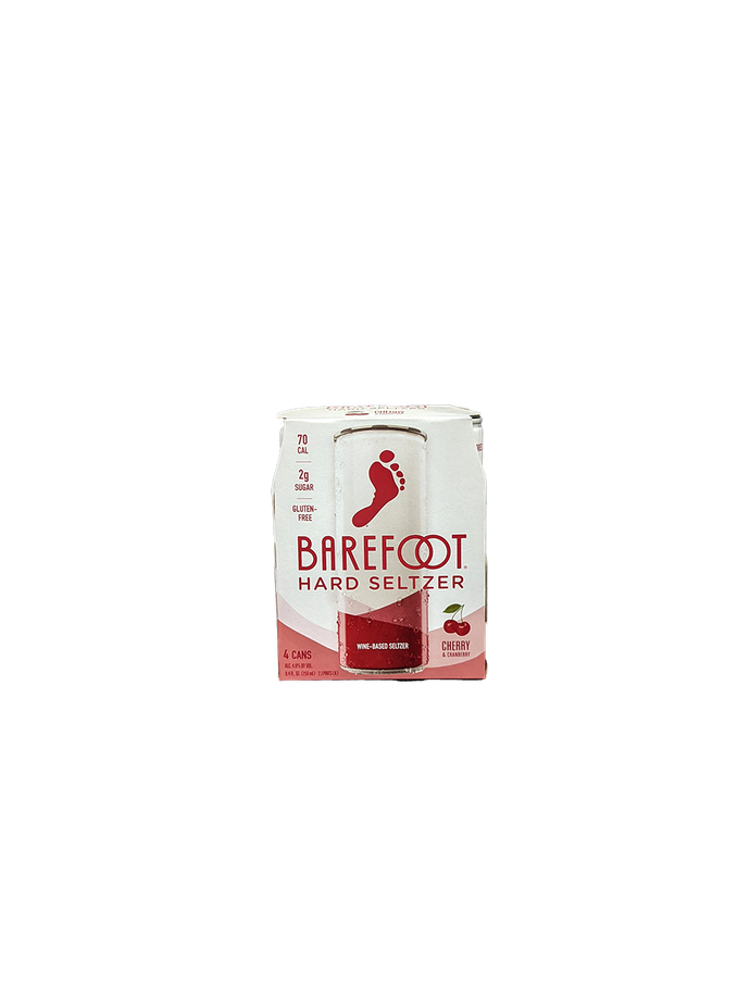 Barefoot Cherry & Cranberry Hard Seltzer 4 Pack