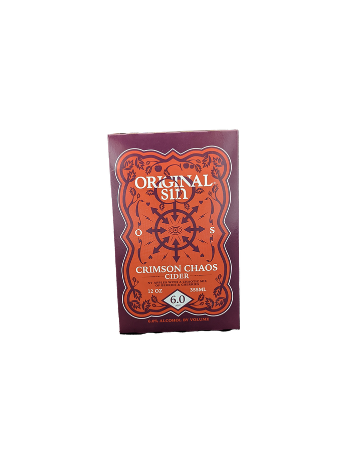 Original Sin Crimson Chaos Cider 6 Pack