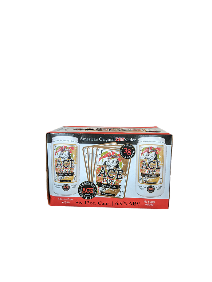 Ace Joker Dry Cider 6 Pack Cans